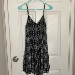 Black & White Mini Summer Dress